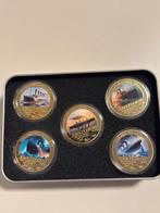 5x Titanic muntwn nieuw in doosje, Verzenden, Overige landen, Setje