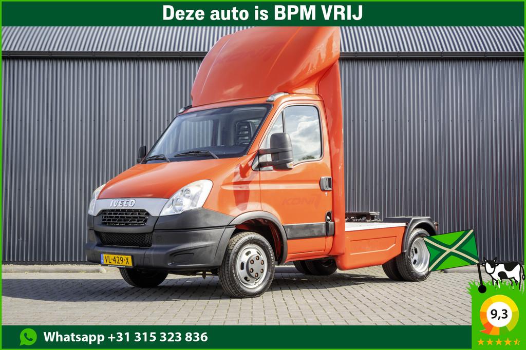 Iveco Daily *40C17 | Be-Trekker | Airco | 6.235 KG Opleggerg, Auto's, Bestelauto's, Euro 5, Gebruikt, Zwart, 4 cilinders