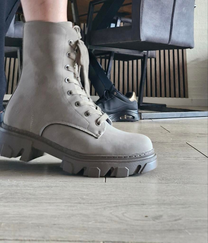 Grijze Enkellaarsjes Palado Lefkada - Zo goed als nieuw, Lage of Enkellaarzen, Palado, Ophalen of Verzenden, Zo goed als nieuw