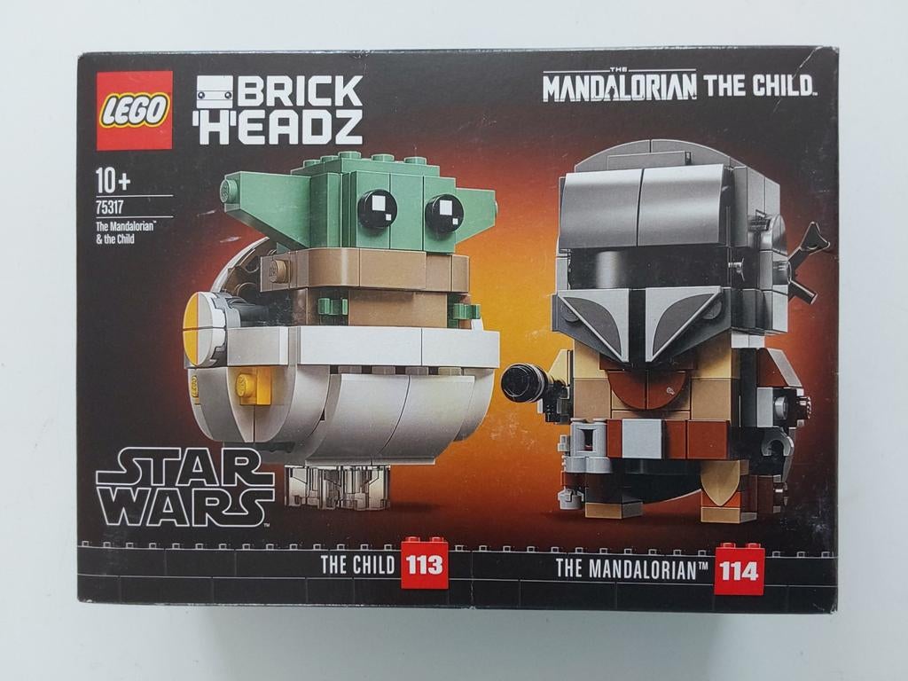 Lego 75317 Brickheadz Star Wars De Mandalorian en het Kind🆕, Kinderen en Baby's, Speelgoed | Duplo en Lego, Compleet, BrickHeadz