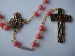 Prachtige rozenkrans 100 jaar Fatima van Ghirelli Italy, Ophalen of Verzenden, Zo goed als nieuw, Overige typen, Christendom | Katholiek
