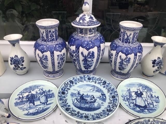 Delfts blauw kaststel, Ophalen