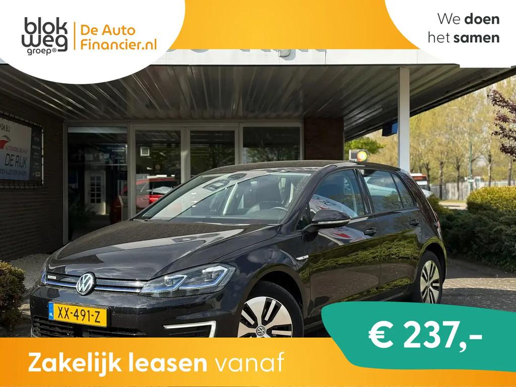 Volkswagen e-Golf | Leder, Navi, Apple Carplay, € 13.950,0, Auto's, Volkswagen, Automaat, 136 pk, Gebruikt, Zwart