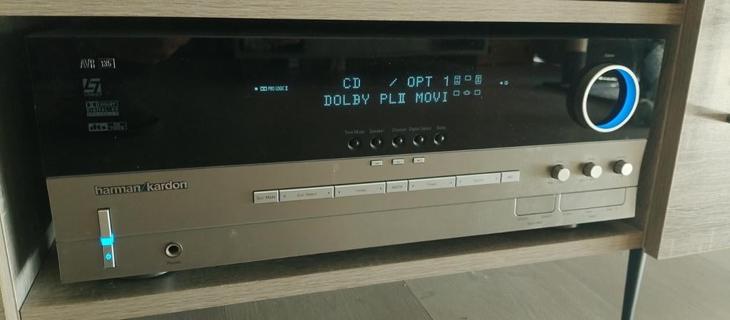 Harman/Kardon versterker., Ophalen, 120 watt of meer, Overige merken