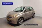 Nissan Micra 1.2 Acenta - Airco - Elek. ramen - NAP, Voorwielaandrijving, Gebruikt, 31 €/maand, Bruin