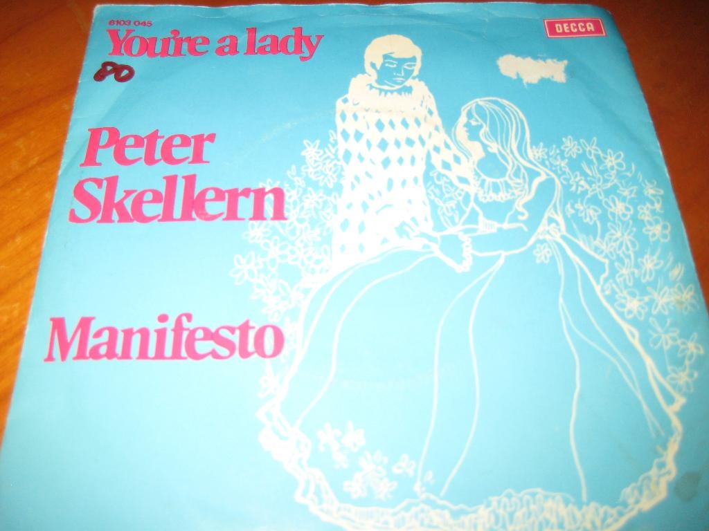 Peter Skeltern: You`re a Lady, Ophalen of Verzenden, Zo goed als nieuw, Pop, Single
