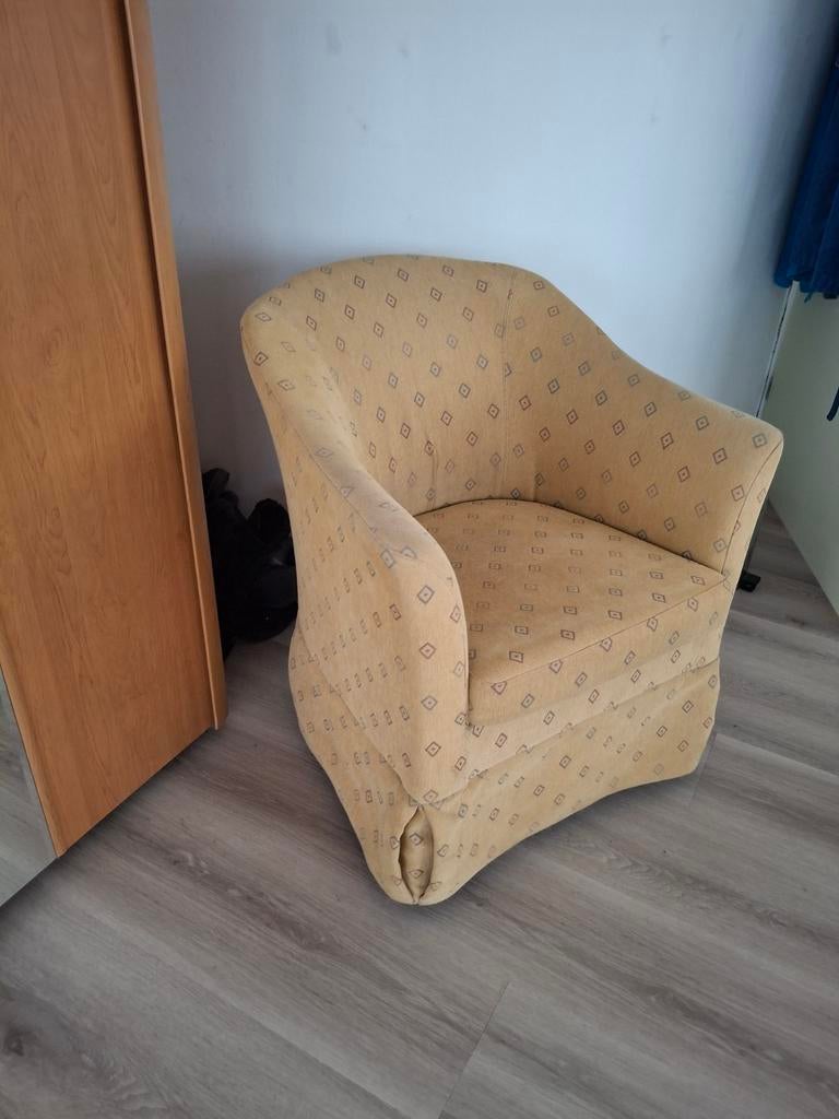 Fauteuil, Huis en Inrichting, Fauteuils, Ophalen, Gebruikt, 75 tot 100 cm, 50 tot 75 cm