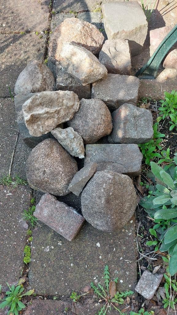 Keien voor rotstuin, Tuin en Terras, Ophalen, Overige materialen, Gebruikt, Kei