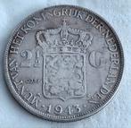 2 1/2 gulden wilhelmina 1943  replica munt., Ophalen of Verzenden