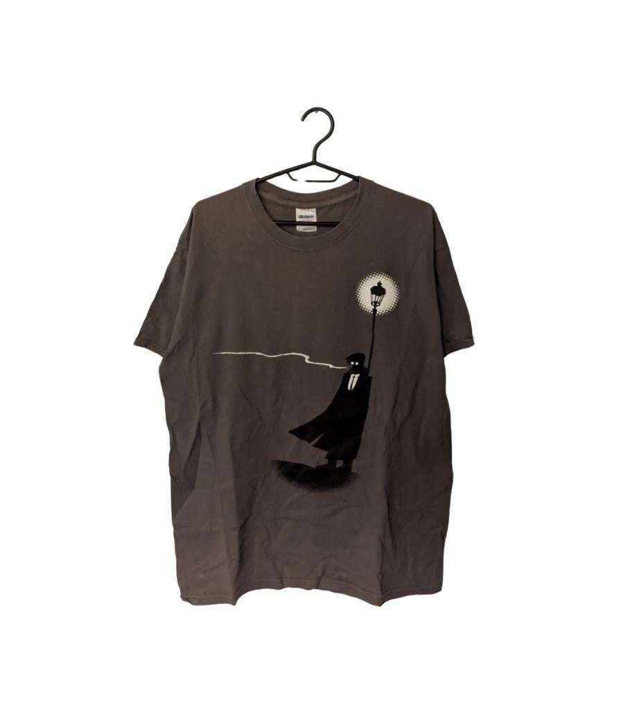 streetlight manifesto “lantern” 2-sided t-shirt – large, Maat 52/54 (L), Gildan, Gildan, Grijs