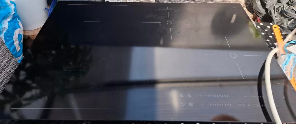 Ikea Högklassig inductiekookplaat -78cm x 52cm - gebruikt, Ophalen, Gebruikt, 4 kookzones, Inbouw