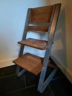 Childwood kinderstoel- teak en metalen frame, Gebruikt, Overige kleuren, Ophalen of Verzenden, Eén
