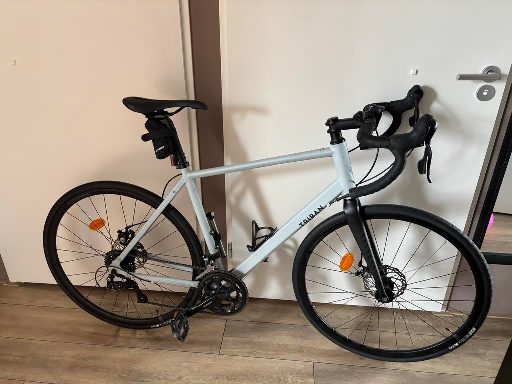 Triban RC 120 racefiets - Zo goed als nieuw maat L, Fietsen en Brommers, Fietsen | Racefietsen, Minder dan 10 versnellingen, Aluminium