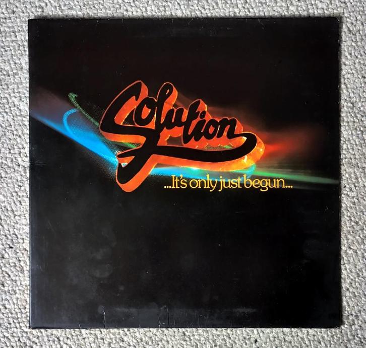 Solution – ...It's Only Just Begun... 7 nrs LP 1980 ZGAN, Cd's en Dvd's, Vinyl | Jazz en Blues, Zo goed als nieuw, Jazz, 1980 tot heden
