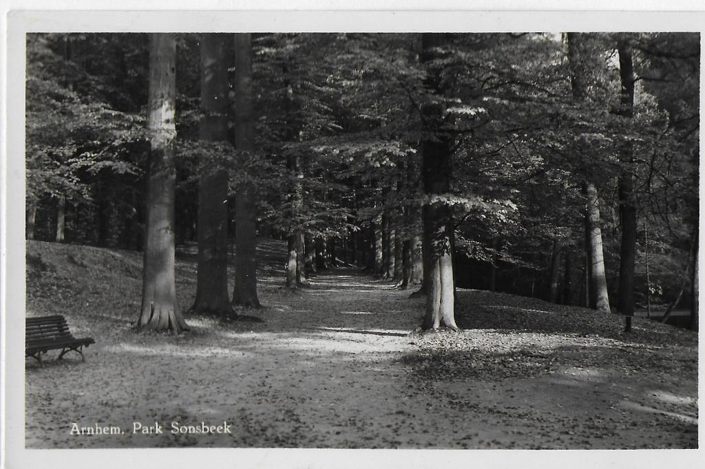 Arnhem - Park Sonsbeek - Oude gelopen ansichtkaart B3517, Ophalen of Verzenden, 1960 tot 1980, Gelopen, Gelderland