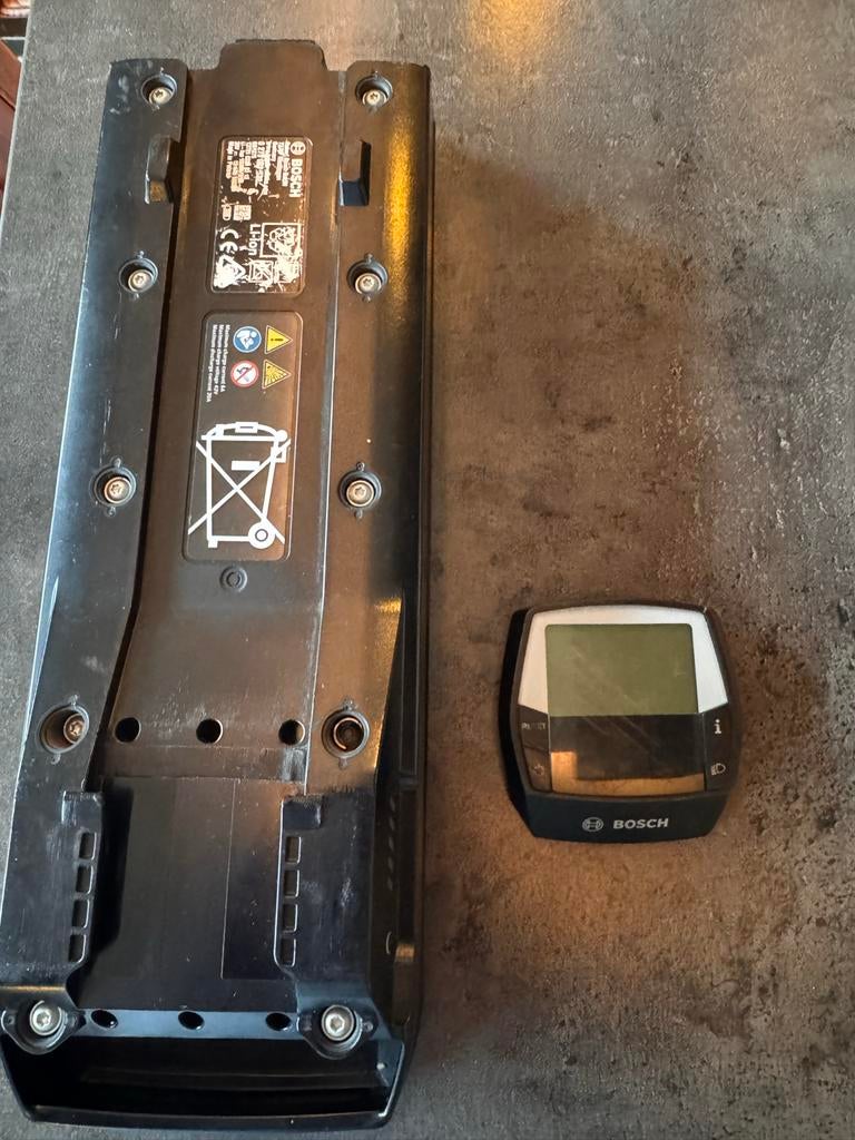 Bosch PowerPack 500 accu + display e-bike, Fietsen en Brommers, Fietsaccessoires | Fietsaccu's, Ophalen, Gebruikt