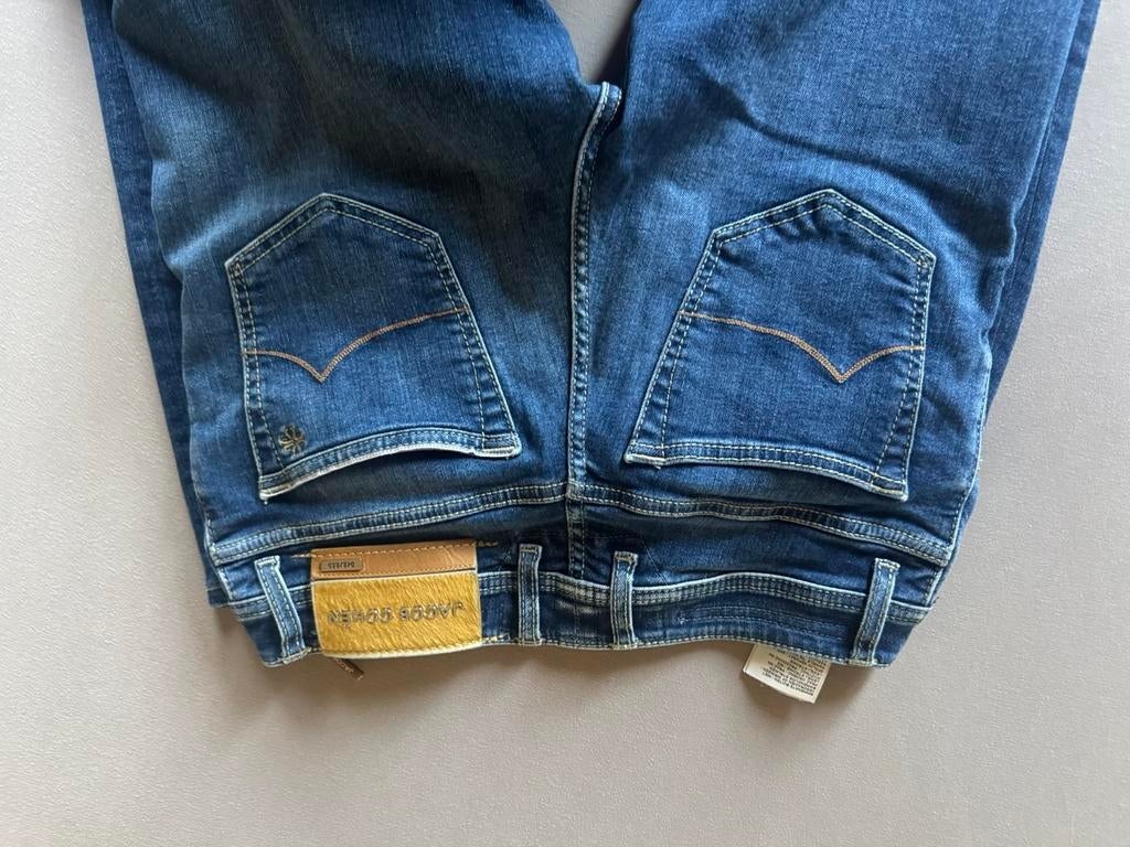 Jacob Cohen Broek, Ophalen of Verzenden, Zo goed als nieuw, Blauw, Overige jeansmaten