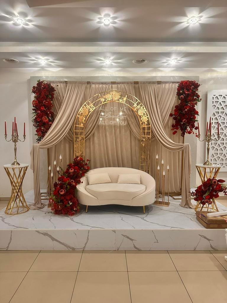 Wedding/verlovings decoratie te huur, Hobby en Vrije tijd, Feestartikelen | Verhuur, Ophalen, Zo goed als nieuw, Geboorte of Huwelijk