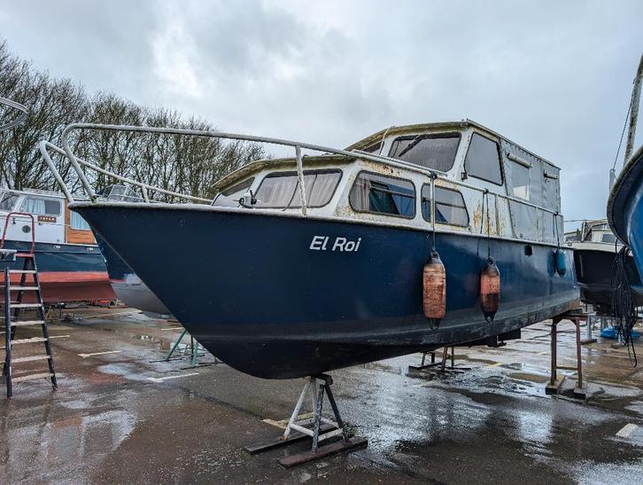 Motorkruiser | 40pk DIESEL binnenboord | 8,40m x 2,35m, Watersport en Boten, Motorboten en Motorjachten, Gebruikt, Staal, 6 tot 9 meter