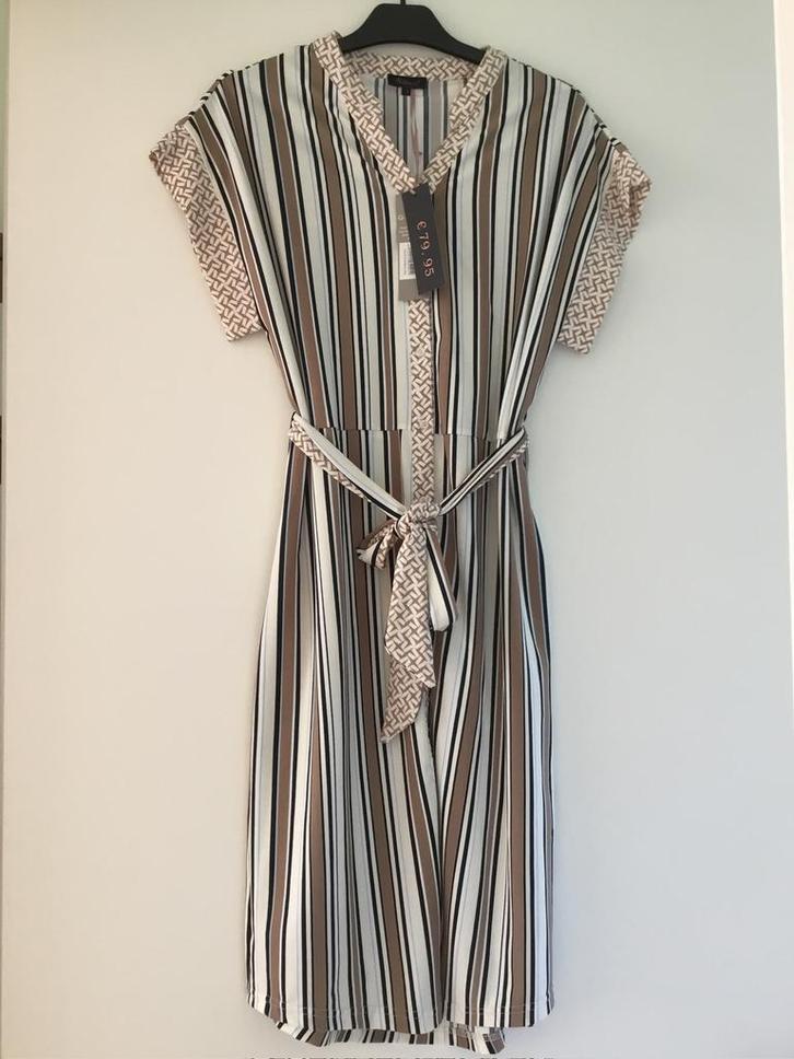 G-maxx jurk maat S, Kleding | Dames, Jumpsuits, Zo goed als nieuw, Maat 38/40 (M), Beige, Ophalen of Verzenden