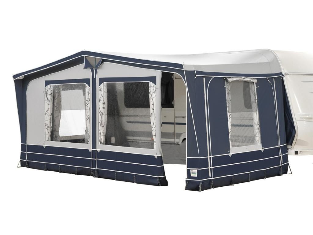 Basiccamp caravan voortent - Maat 6 - 790cm pees, Caravans en Kamperen, Voortenten en Luifels, Ophalen, Gebruikt, PVC, Overige merken