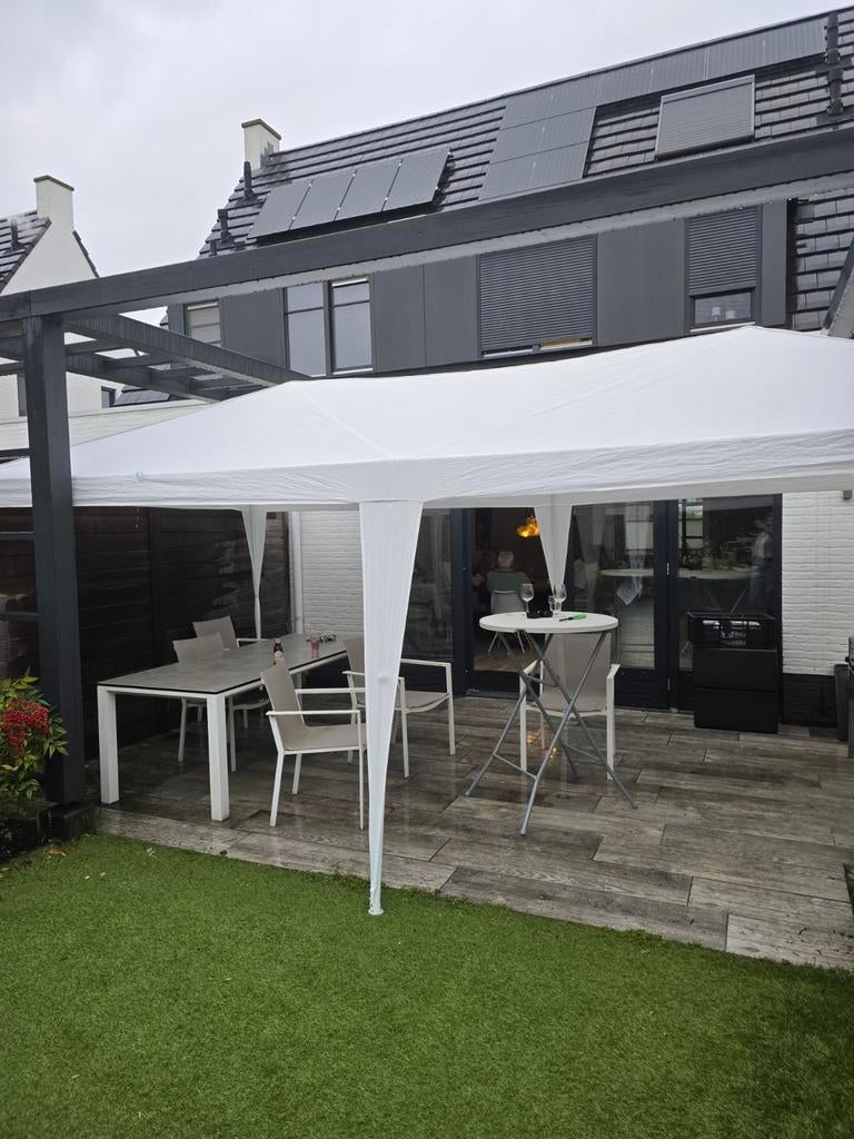 Partytent Central Park 2,65x6,00 meter, Tuin en Terras, Partytenten, Gebruikt, Opvouwbaar, Partytent, Minder dan 4 meter