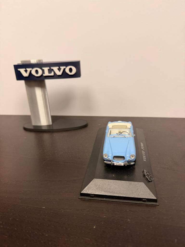 Volvo P1900 Atlas 1/43 inclusief Volvo paaltje, Ophalen, Zo goed als nieuw, Auto, Overige merken
