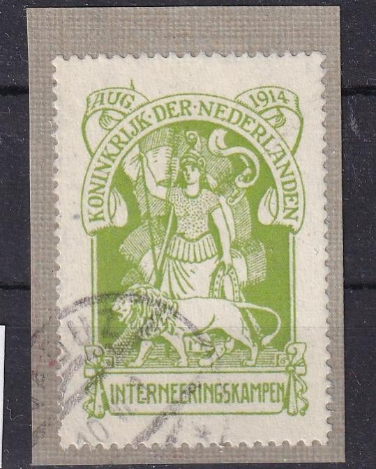 D87) 1916 NL Interneering IN01 €200 briefst geen garantie, Verzenden, T/m 1940, Gestempeld