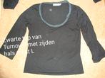 Top Turnover maat L, Kleding | Dames, Tops, Zwart, Maat 42/44 (L), Lange mouw, Gedragen