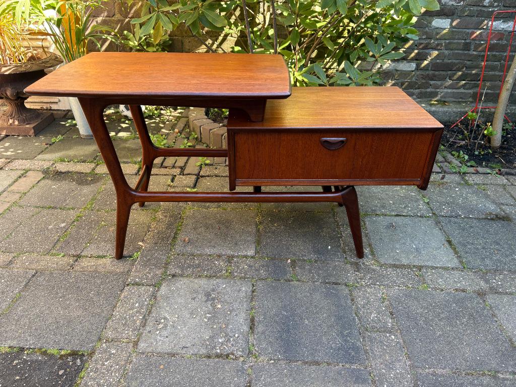 Louis van Teeffelen ~ Tv Meubel ~ Netty ~ retro vintage 60s, Teakhout, Deens design - Scandinavisch, Ophalen of Verzenden, Zo goed als nieuw
