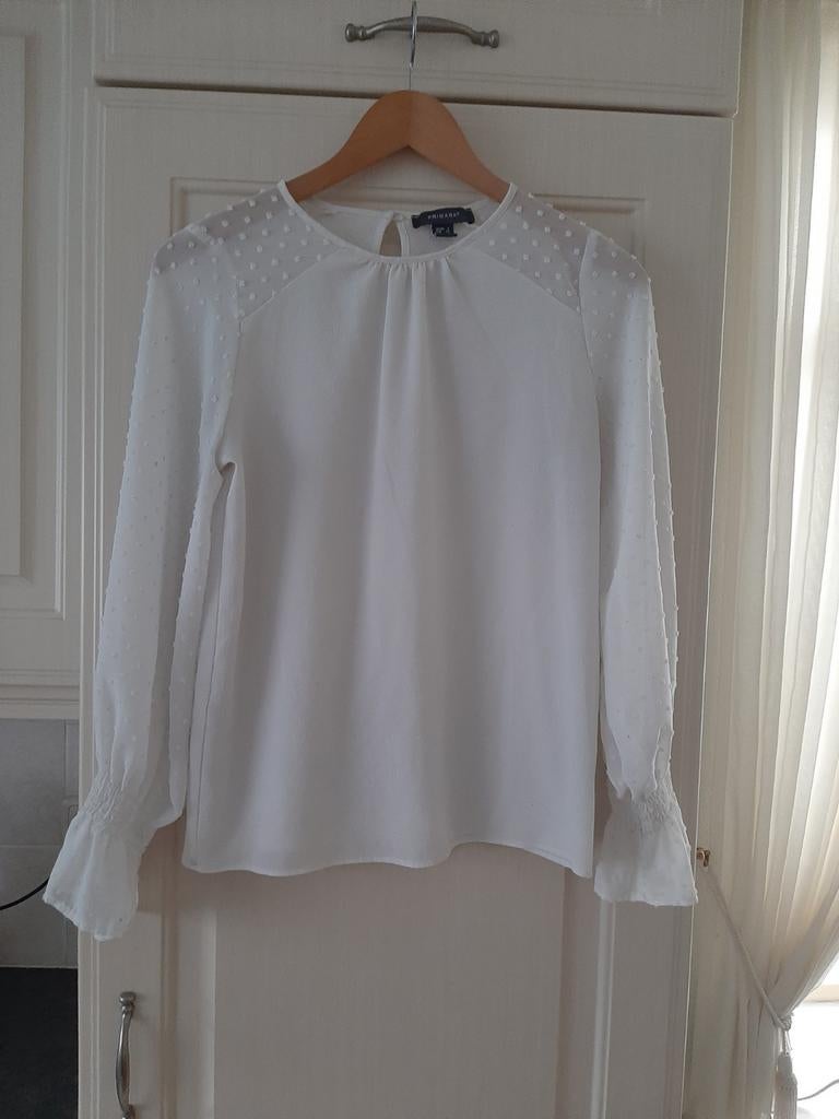 Leuke witte dames blouse shirt 34 xs, Ophalen of Verzenden, Nieuw, Maat 34 (XS) of kleiner, Wit