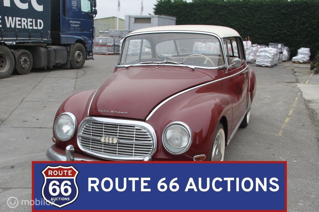 Auto Union 1000 Super | 1963 | Route 66 Auctions, Overige merken, Overige carrosserieën, Zwart, Bedrijf