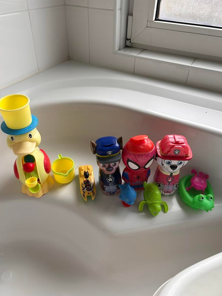 Bad Speelgoed met Opbergzak, Kinderen en Baby's, Speelgoed | Badspeelgoed, Ophalen of Verzenden, Gebruikt