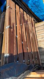 Nieuwe hardhouten poort deur/schuttingdeur, Tuin en Terras, Tuinpoorten, Ophalen, 100 tot 150 cm, Nieuw, Draaipoort