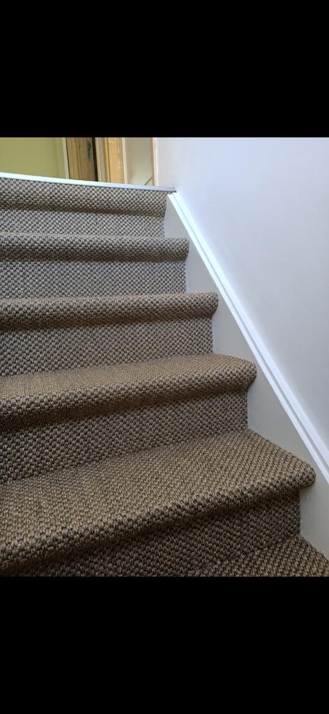 Sisal trap- of vloerbedekking op maat, 100 tot 150 cm, Ophalen of Verzenden, Rechthoekig, Natuurlijk, Duurzaam, Modern