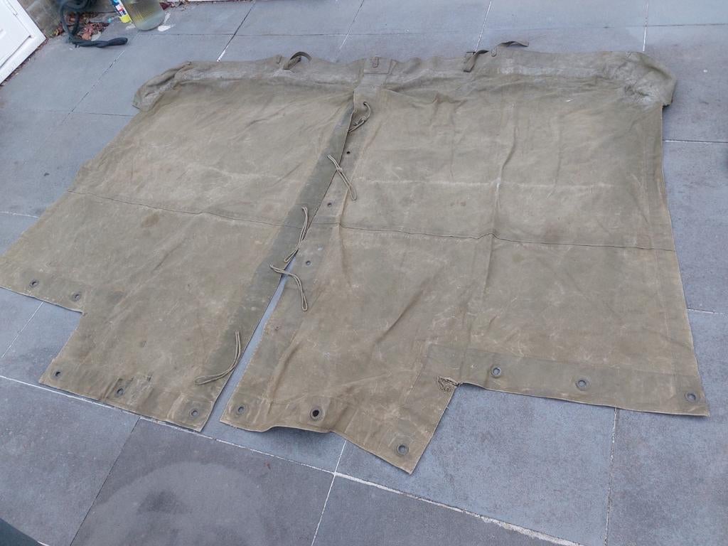DAF YA 314  328 CANVAS achterkant huif, Verzamelen, Militaria | Algemeen, Ophalen of Verzenden, Landmacht, Nederland
