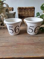 Riviera maison bloempotten cachepotten 56, Tuin en Terras, Bloempotten, Rond, Ophalen of Verzenden, Aardewerk, Minder dan 40 cm