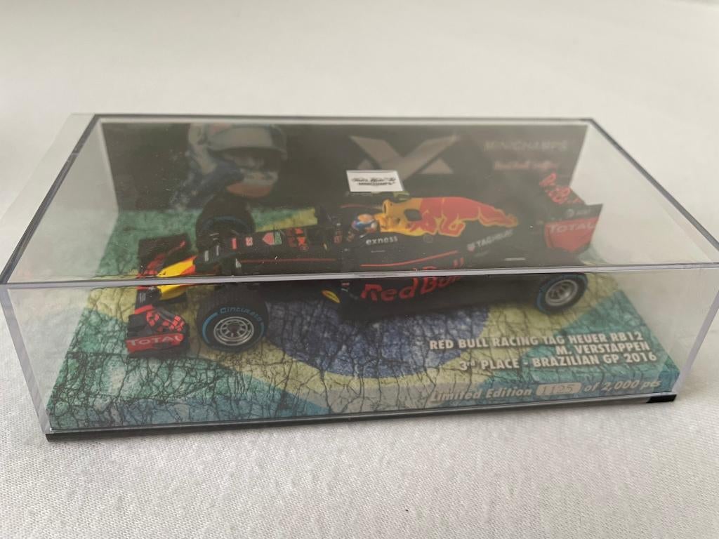Max Verstappen RB12 3rd Place Brazilian GP 2016, Ophalen of Verzenden, Zo goed als nieuw, Formule 1