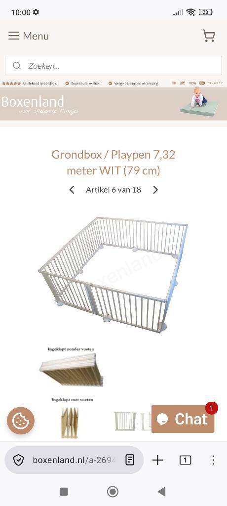grondbox, Ophalen, Gebruikt, Vierkant
