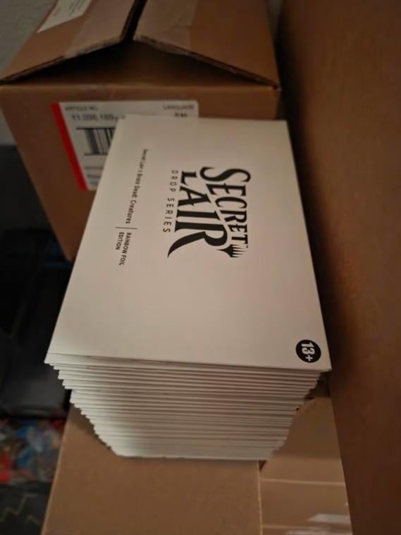 Secret Lair x Brain Dead: Staples, Lands, Creatures Foil, Ophalen of Verzenden, Nieuw, Booster, Foil