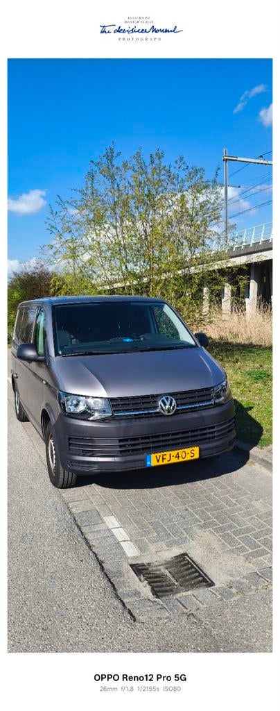Volkswagen Transporter 2.0 D 62KW 2020, Auto's, Zwart, 4 cilinders, Volkswagen, 1795 kg