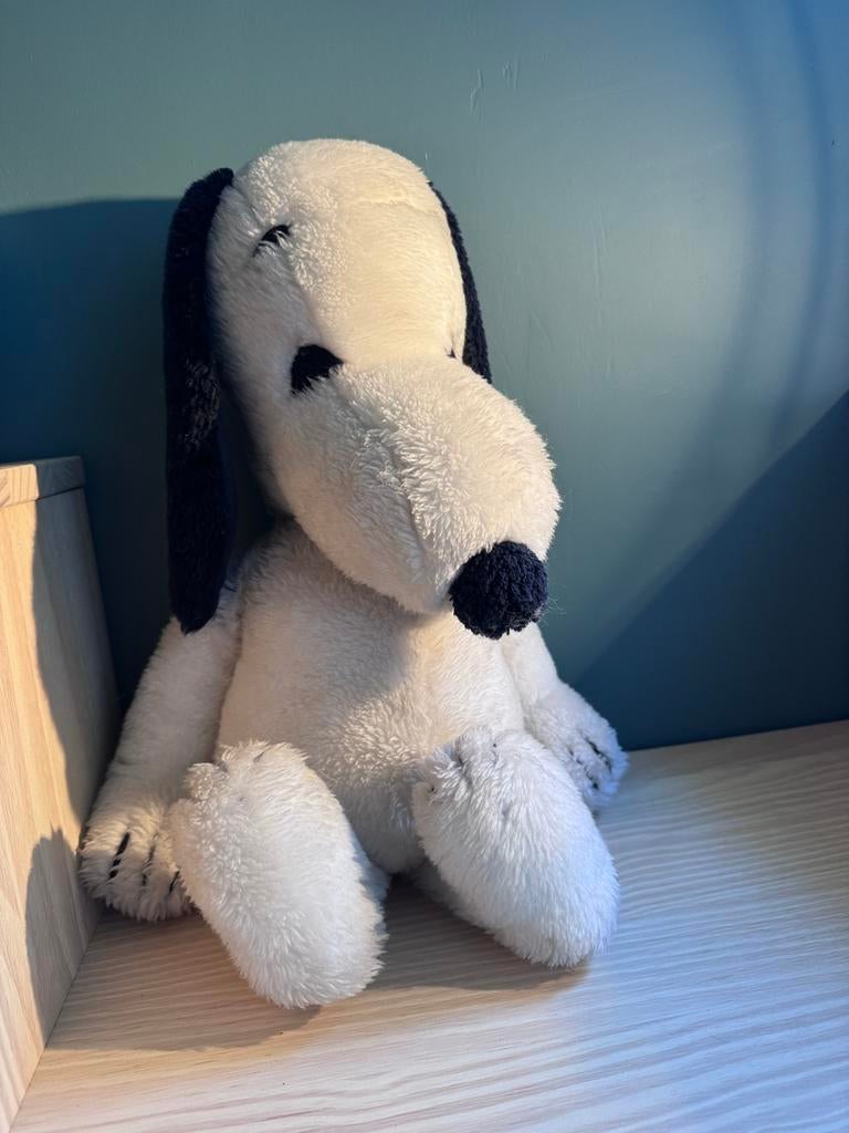 Snoopy vintage grote knuffel, Gebruikt, Overige merken, Overige karakters, Middelgroot (20 tot 80 cm)