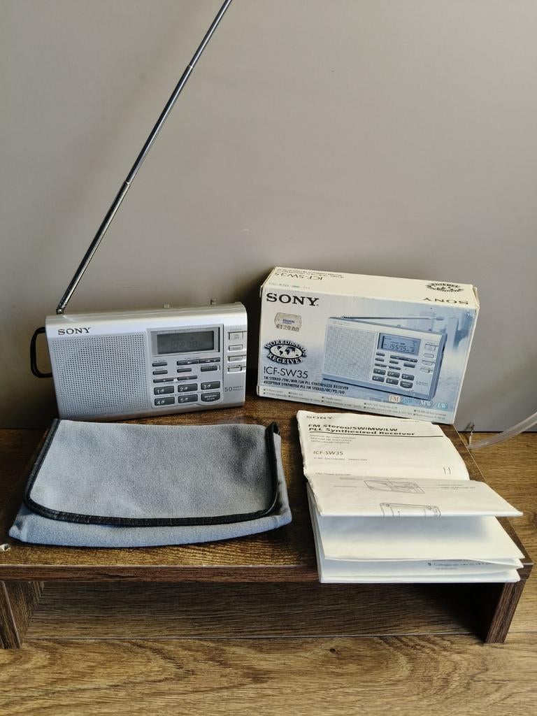 Sony ICF-SW35 wereldradio / noodradio, Audio, Tv en Foto, Radio's, Ophalen of Verzenden
