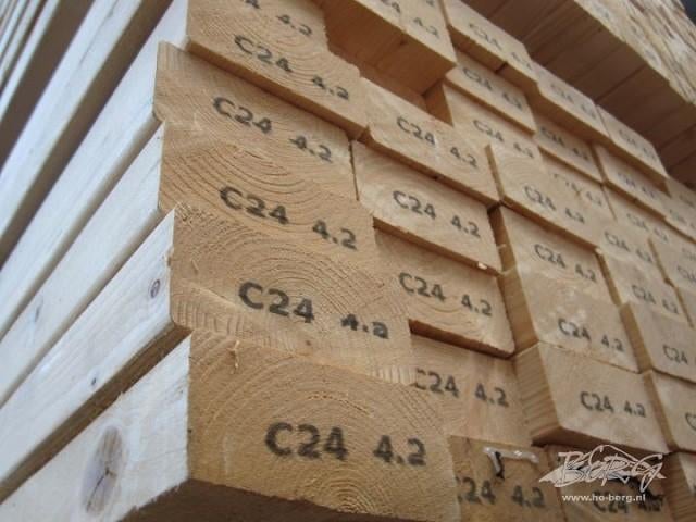 Grote voorraad vuren balkhout, vloer, kraal en steigerdelen, Doe-het-zelf en Verbouw, Hout en Planken, Ophalen, Minder dan 25 mm