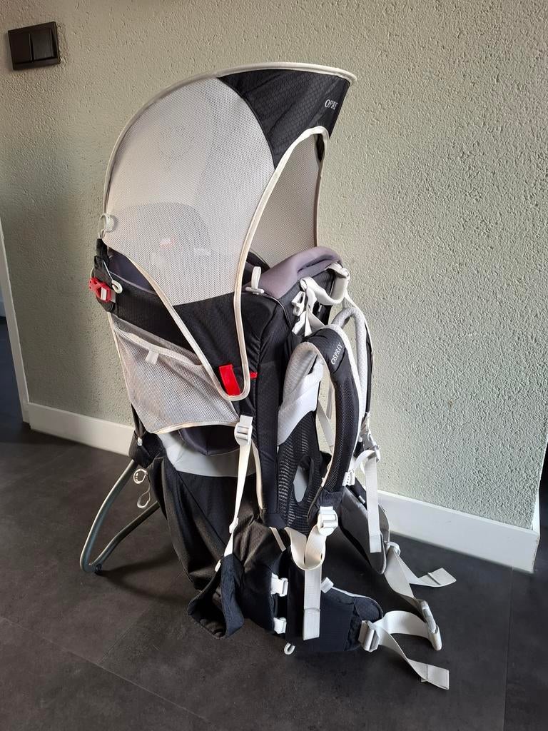 Osprey poco rugdrager compleet, Kinderen en Baby's, Ophalen of Verzenden, Zo goed als nieuw, Zonnekap