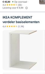 Ikea verdeler basiselement 75-100 x 58, Ophalen, 200 cm of meer, 50 tot 100 cm, Zo goed als nieuw