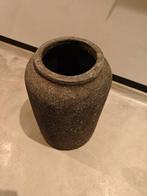 Stijlvolle donkergrijze vaas Still, Huis en Inrichting, Woonaccessoires | Vazen, Ophalen, Steen, Zwart, Zo goed als nieuw