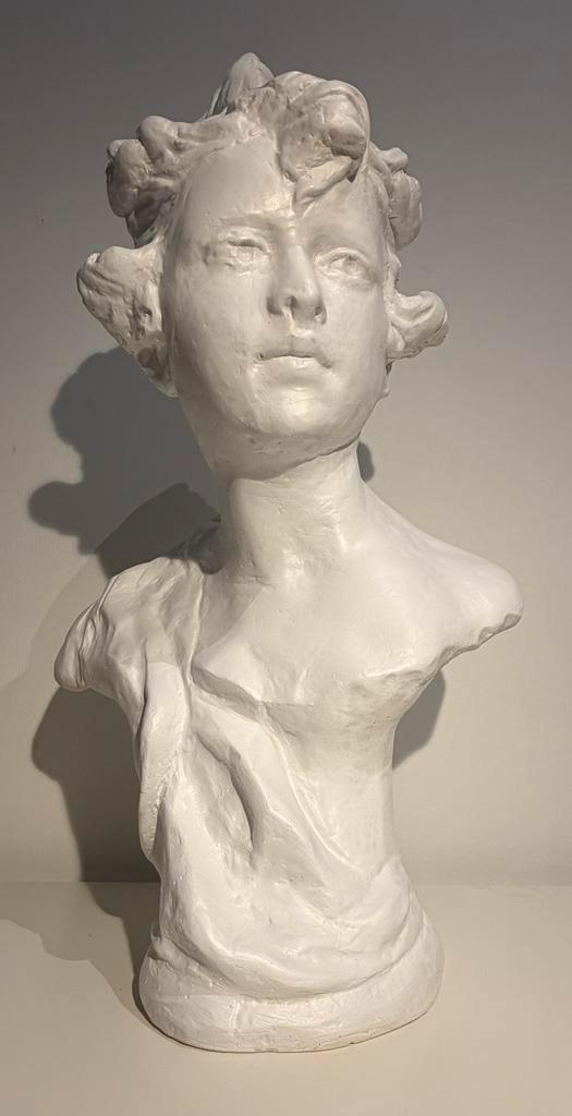 Buste van “meisje krul”, Verzamelen, Beelden en Beeldjes, Gebruikt, Ophalen of Verzenden