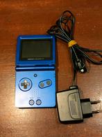 Nintendo mooie blauwe Game Boy Advance SP, Ophalen of Verzenden, Zo goed als nieuw, Game Boy Advance SP