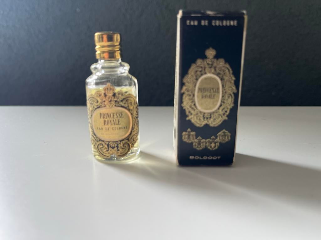 Vintage Eau de Cologne Boldoot klein flesje- miniatuur, Antiek en Kunst, Ophalen